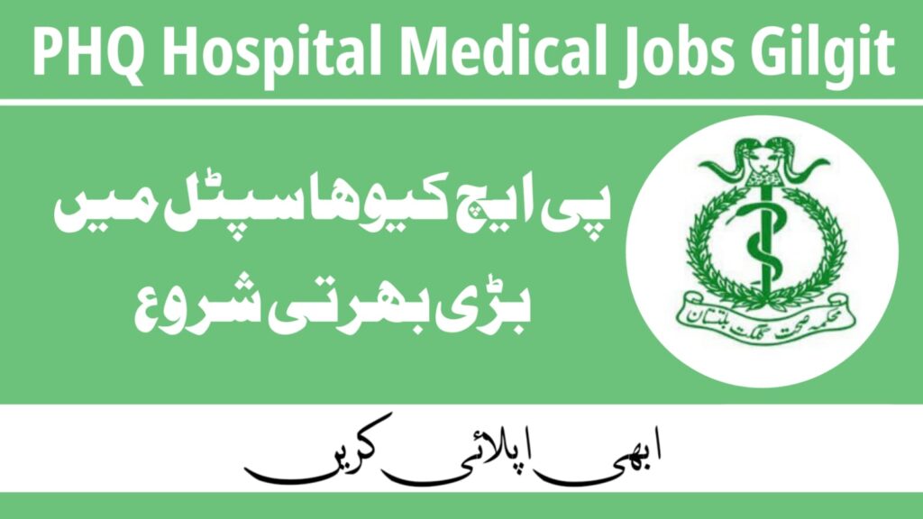 PHQ Hospital Gilgit Jobs 2025